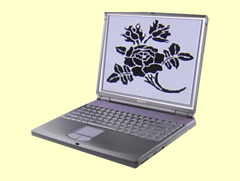 Print your artwork and/or copy from your computer to a transparency.